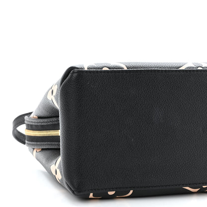 Louis Vuitton Empreinte Monogram Giant Petit Palais Black Beige 8 of 9