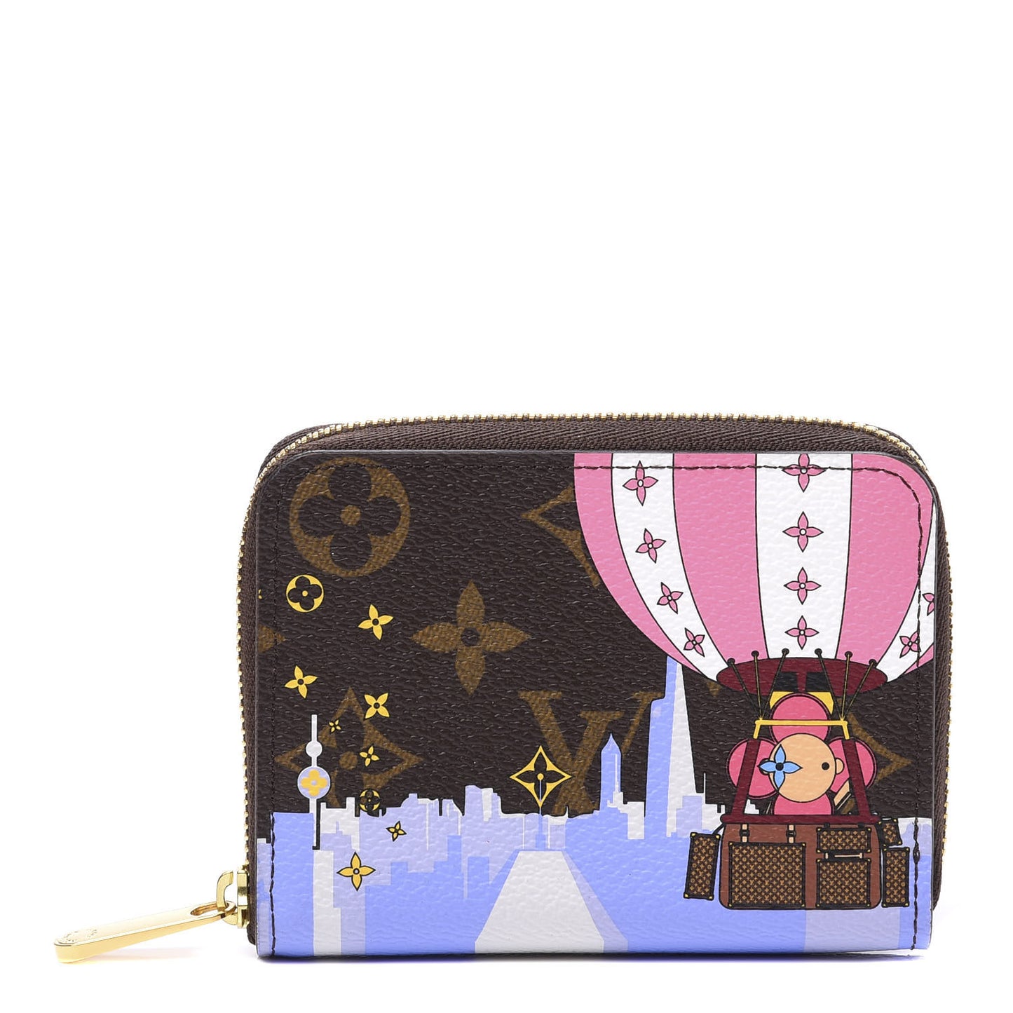 Monogram 2019 Christmas Animation Zippy Coin Purse