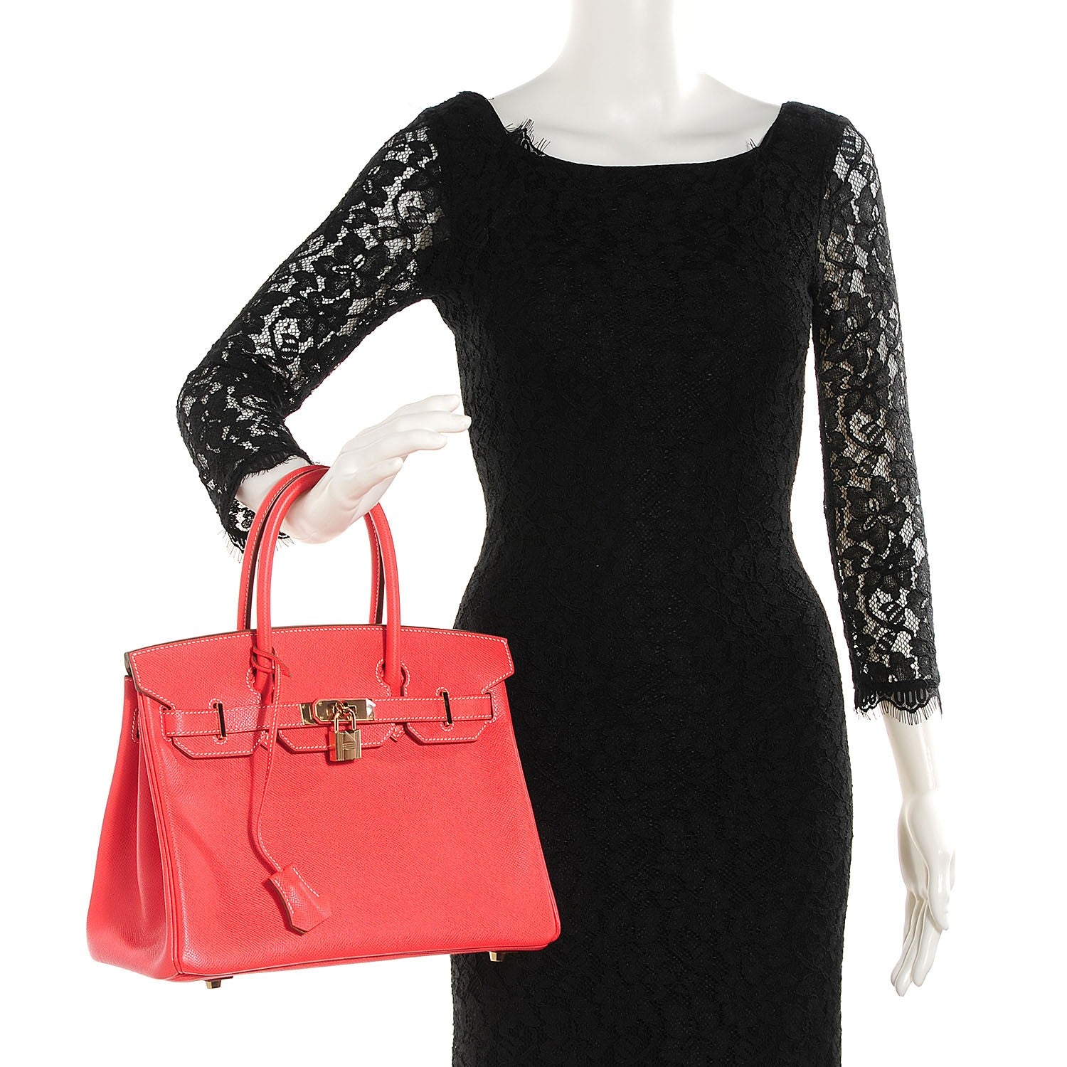 Hermes Epsom Candy Birkin 30 Rose Jaipur Gold 3 of 27