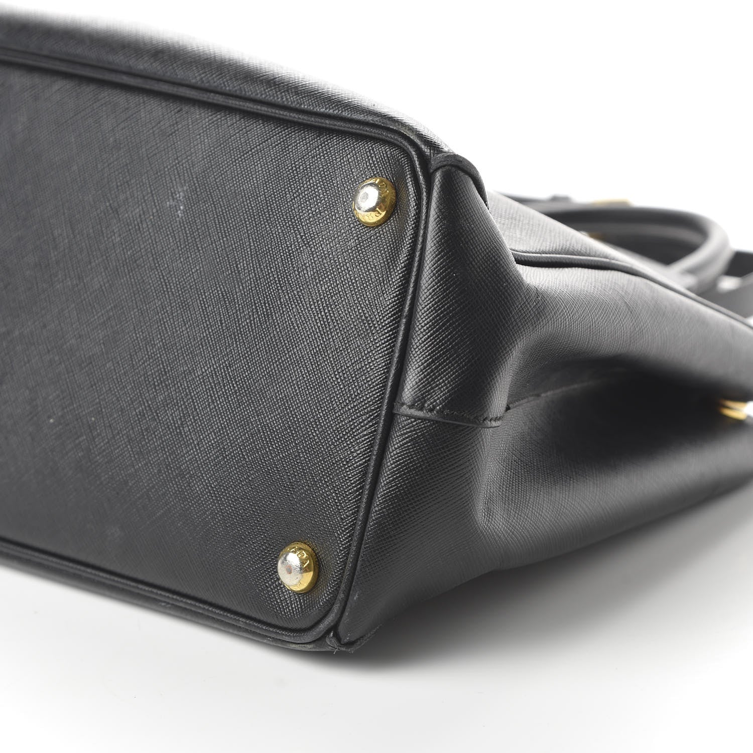 Prada Saffiano Medium Galleria Double Zip Tote Black 8 of 17