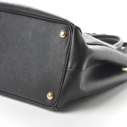 Prada Saffiano Medium Galleria Double Zip Tote Black 8 of 17