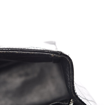 Chanel Patent Quilted Maxi Single Flap Black 12 of 17