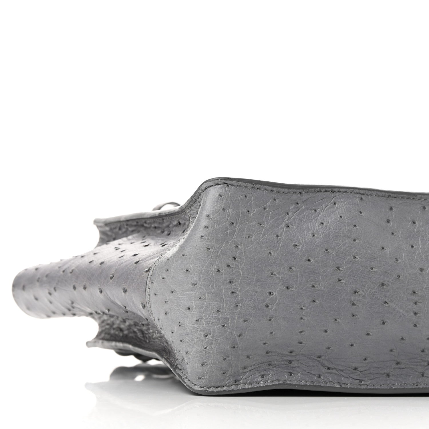 Valentino Garavani Ostrich To Be Cool Tote Grigio Perla 8 of 16