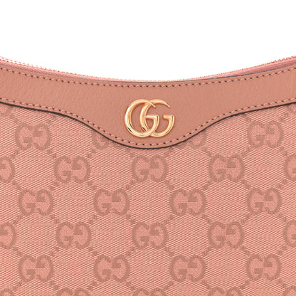 Gucci Monogram Textured Dollar Calfskin Small Ophidia Hobo Cloche Rose Pink 8 of 12