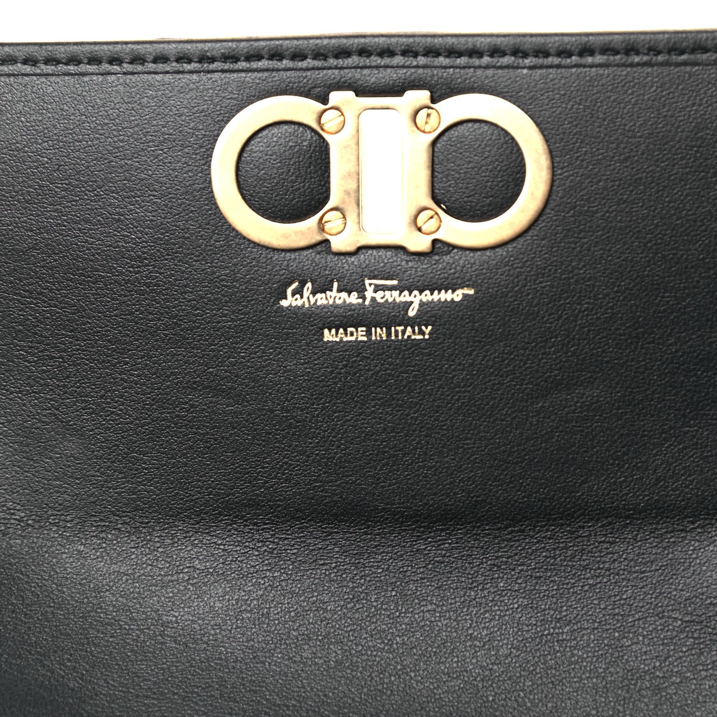 Calfskin Quilted Continental Wallet Black