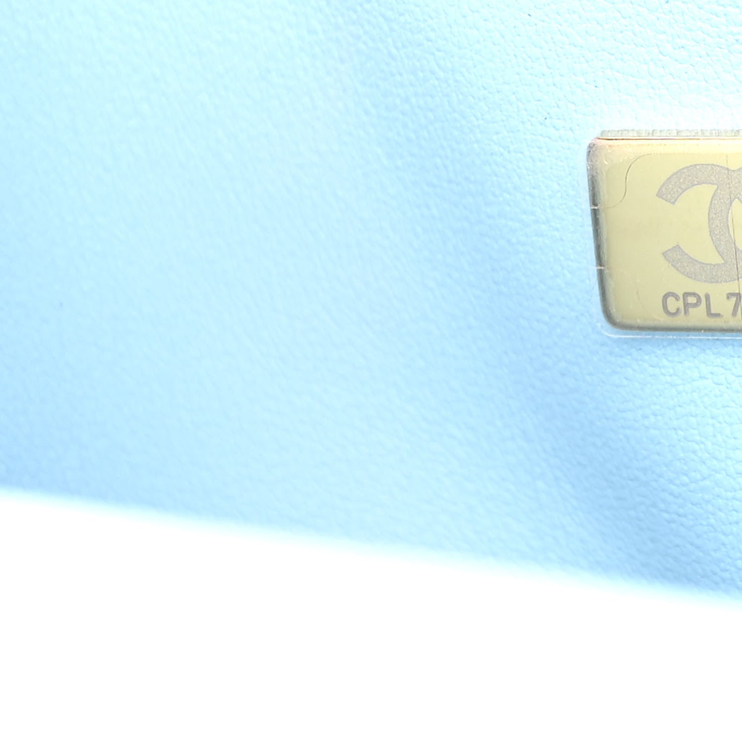 Chanel Caviar Quilted Small Double Flap Light Blue 7 of 10