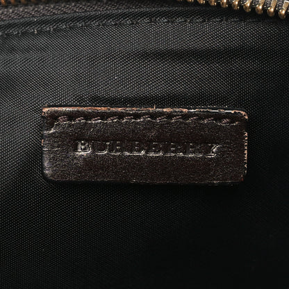 Burberry House Check Bridle Calfskin Peyton Crossbody Burgundy 6 of 10