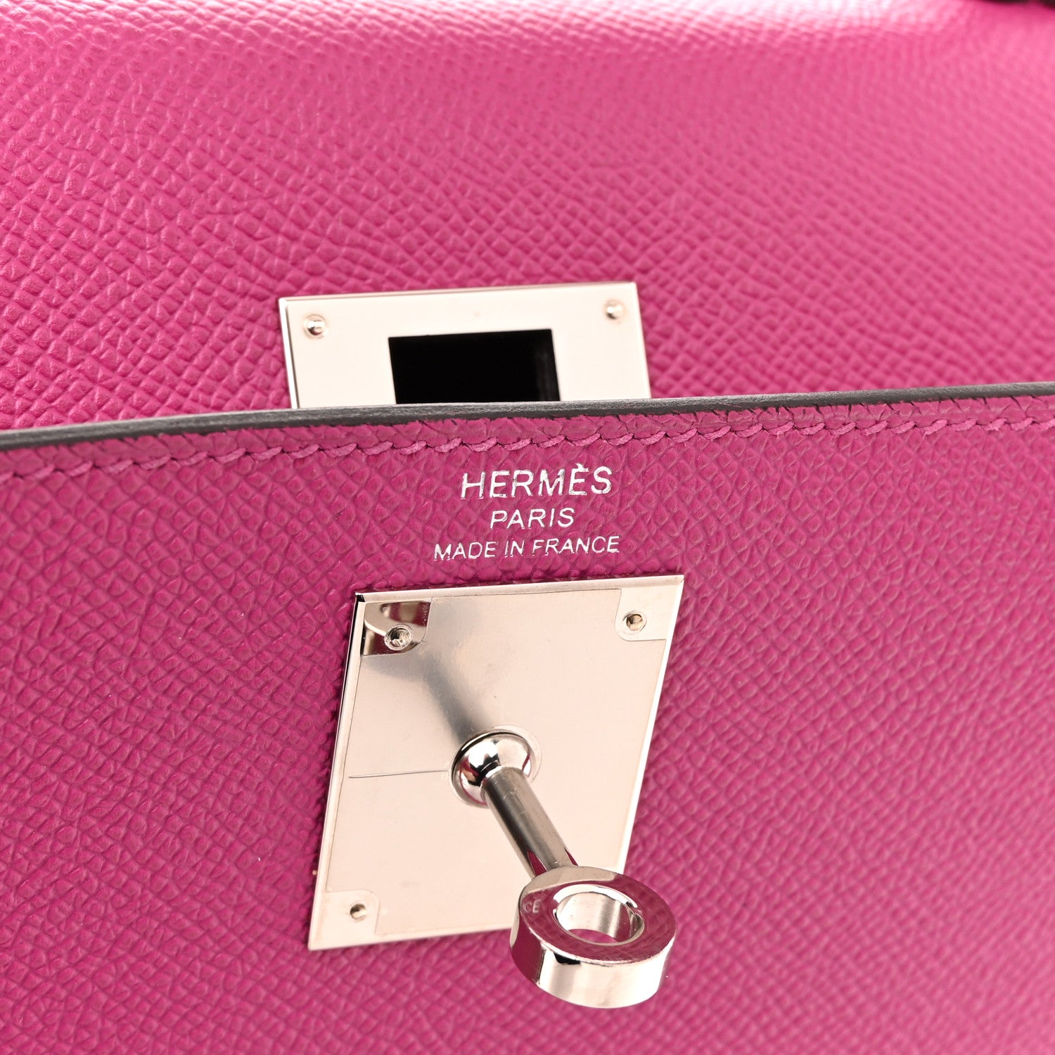 Hermes Epsom Kelly Sellier 28 Rose Pourpre 6 of 10