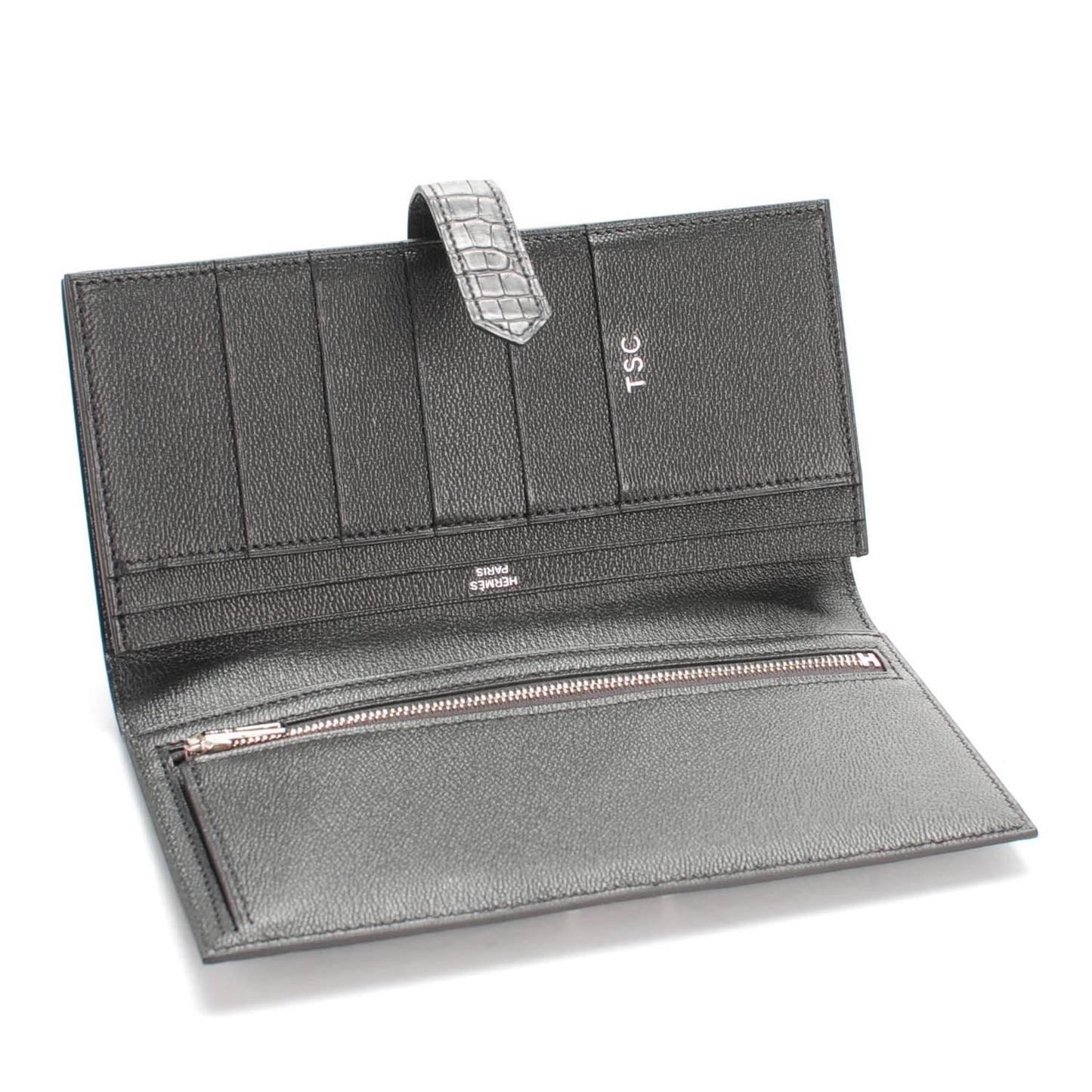 Matte Alligator Bearn Wallet Graphite