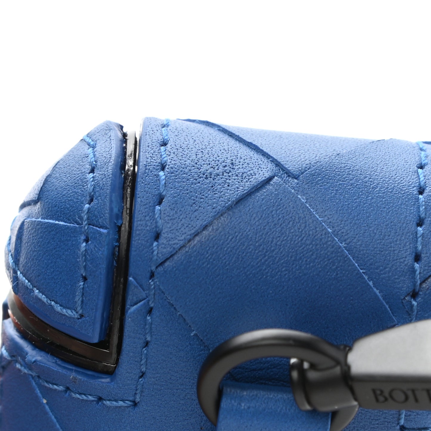 Nappa Intrecciato Airpods Case Blue