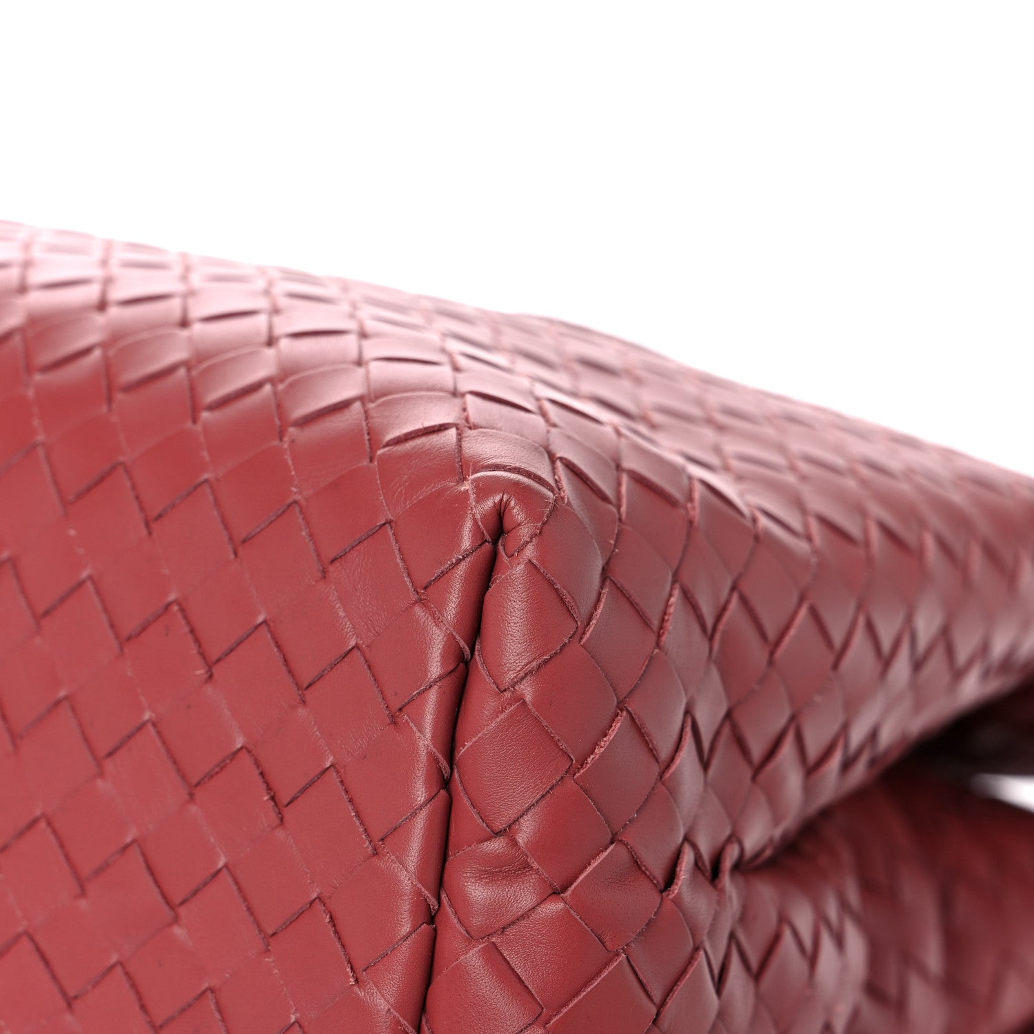 Bottega Veneta Nappa Intrecciato Medium Roma Tote Red 10 of 10