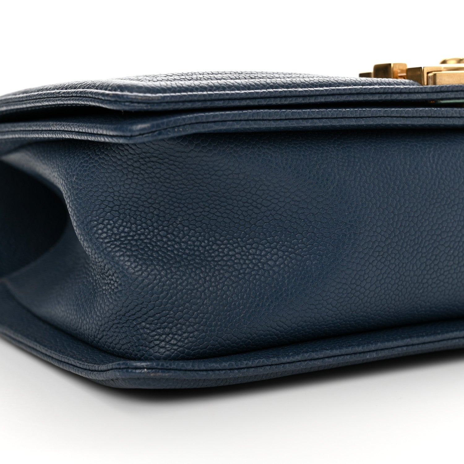 Chanel Caviar Quilted Medium Boy Flap Blue 9 of 12