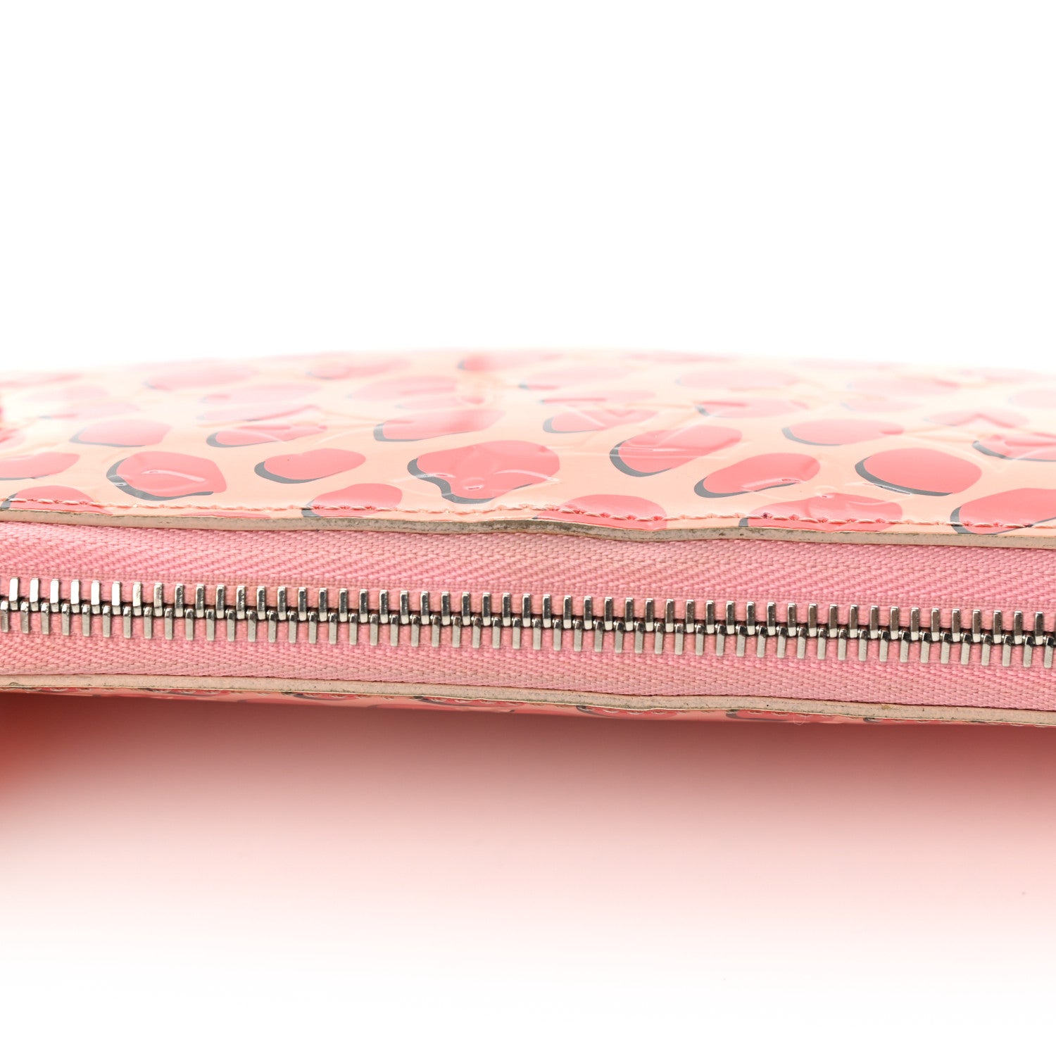 Louis Vuitton Vernis Jungle Dots Zippy Wallet Sugar Pink Poppy 16 of 16