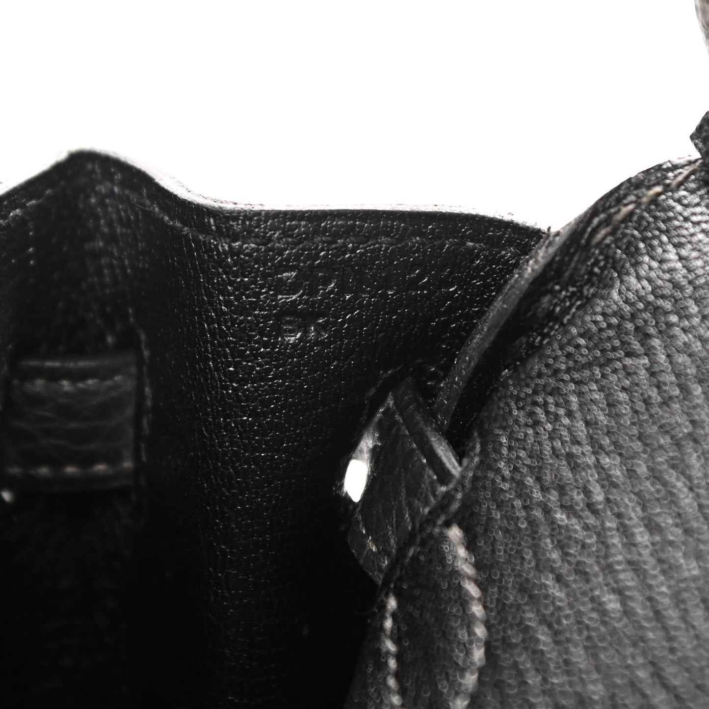 Togo Horseshoe Birkin 25 Etain Black