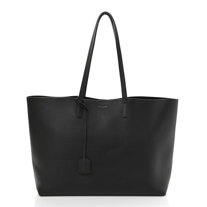 Saint Laurent Calfskin Large Shopping Tote Black 3 of 10