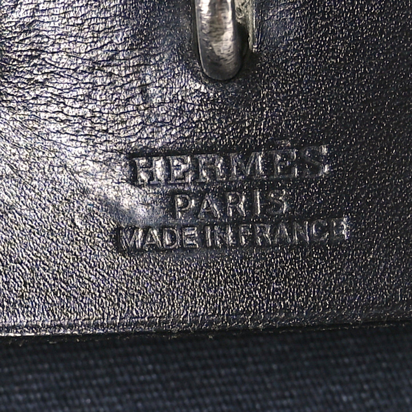 Toile Vache Calfskin Herbag 30 PM Black
