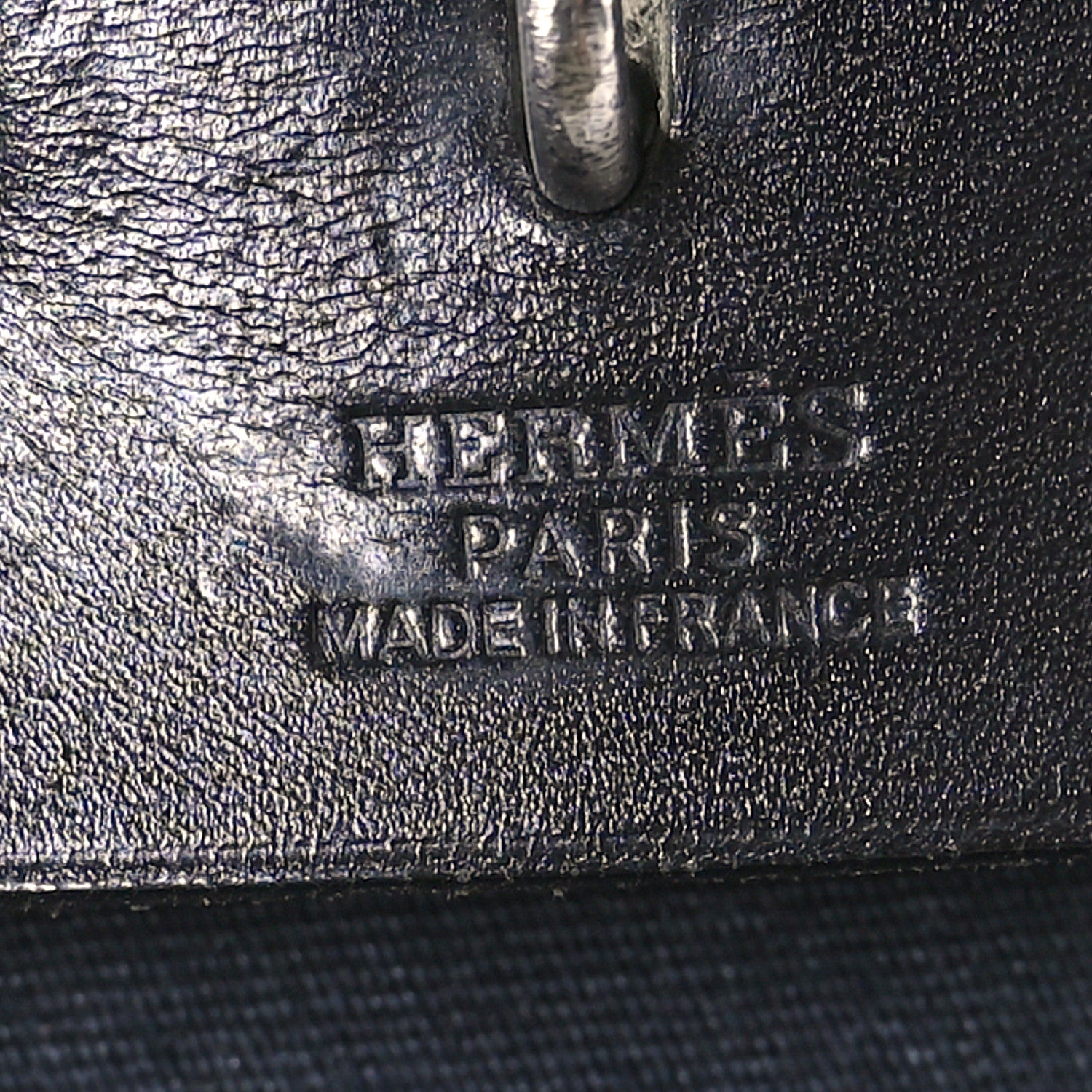 Hermes Toile Vache Calfskin Herbag 30 PM Black 7 of 13