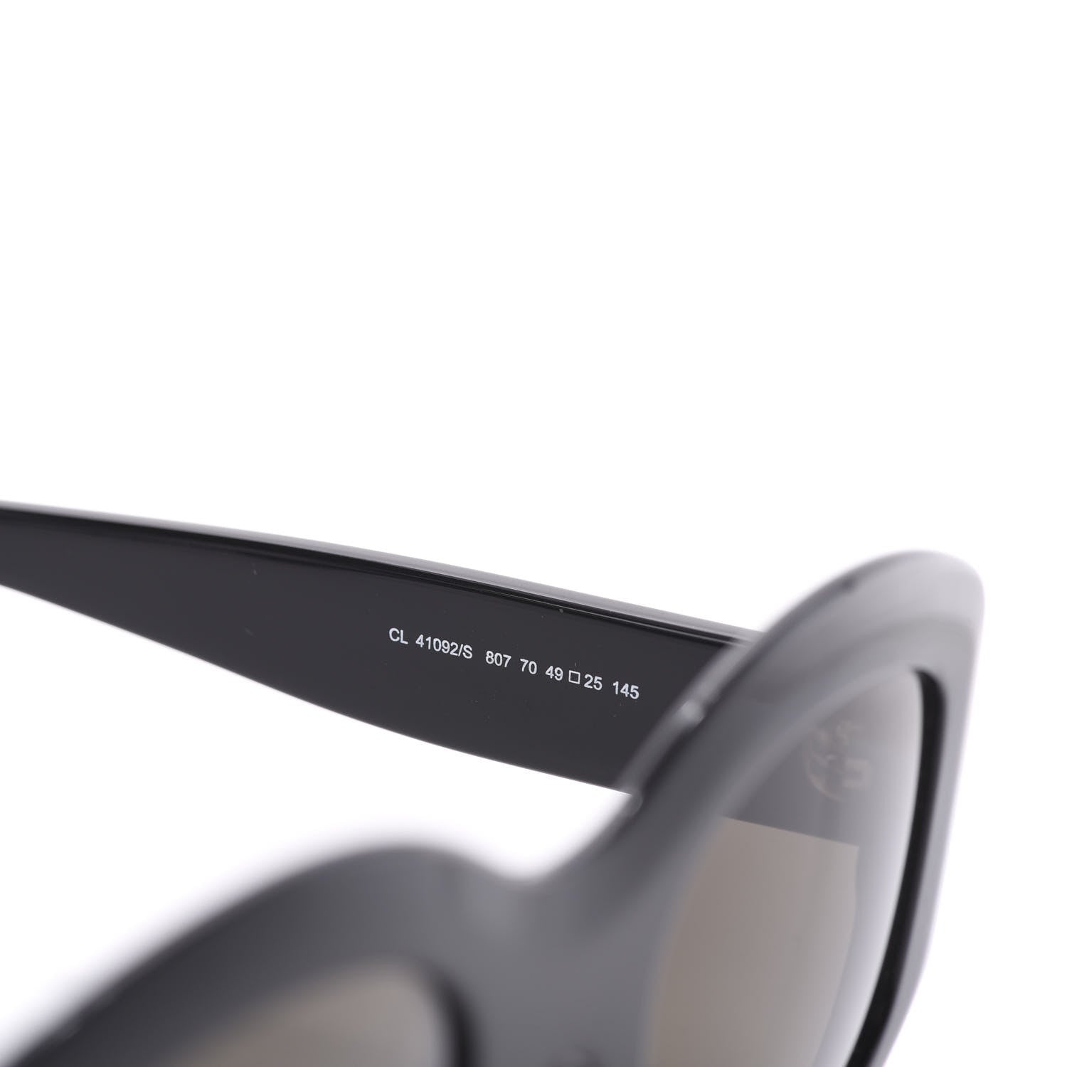 Celine Oval Sunglasses CL 41092/S Black 5 of 6