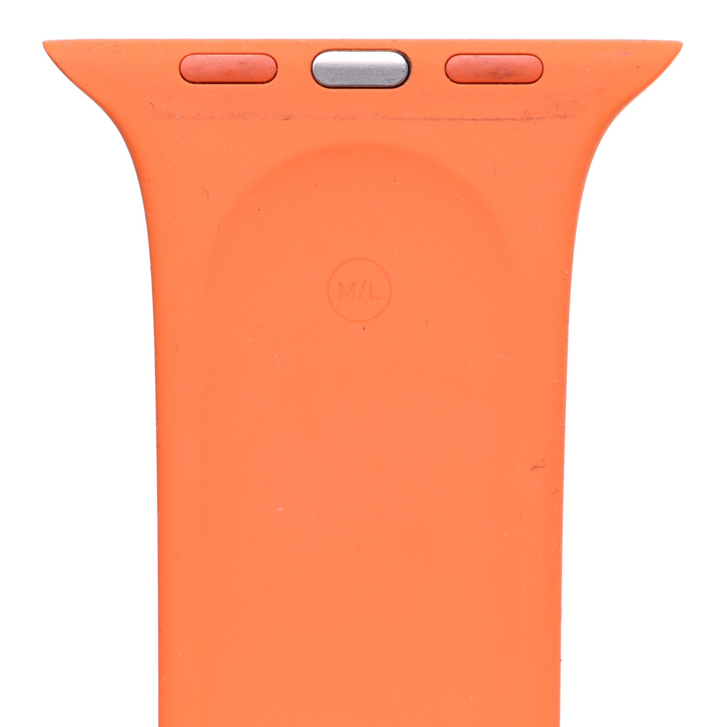 Hermes Silicone 45mm Apple Sports Watch Single Tour Band Orange 3 of 4