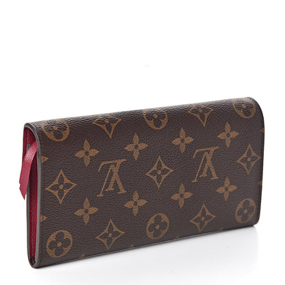 Louis Vuitton Monogram Emilie Wallet Fuchsia 3 of 6