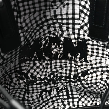 MCM Visetos Medium Liz Reversible Shopper Tote Black 7 of 16