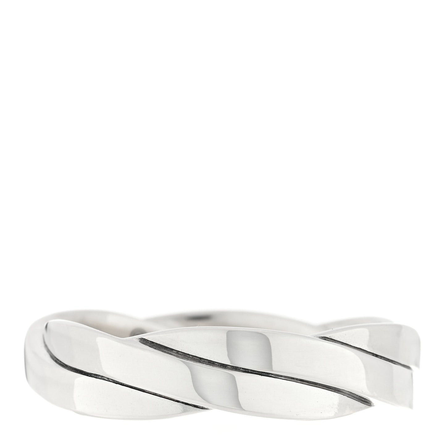 Sterling Silver 6mm DY Helios Band Ring 64 10.75