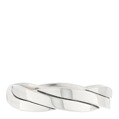David Yurman Sterling Silver 6mm DY Helios Band Ring 64 10.75 1 of 5