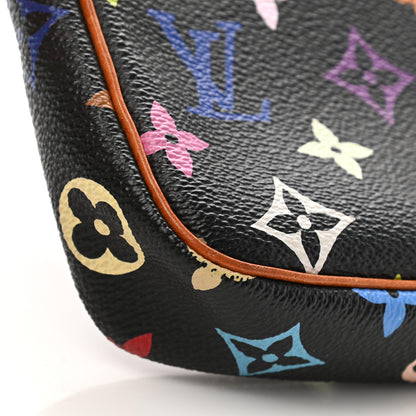 Louis Vuitton Monogram Multicolor Pochette Accessories Black 8 of 14