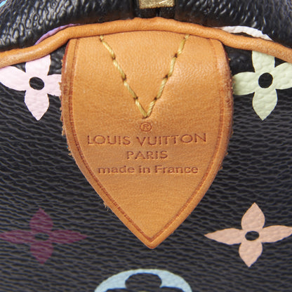 Louis Vuitton Monogram Multicolor Speedy 30 Black 8 of 8