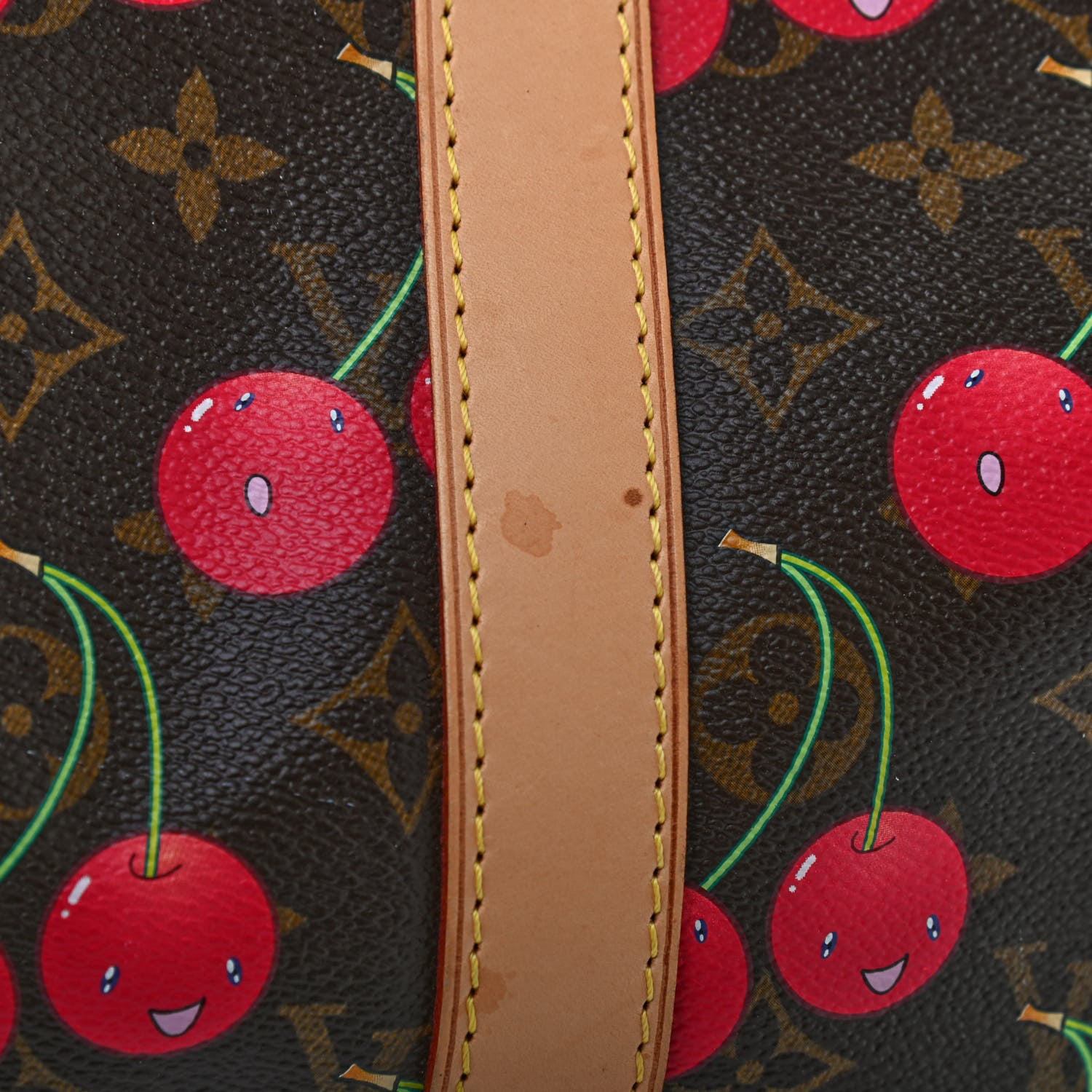 Louis Vuitton Monogram Cerises Keepall 45 15 of 21
