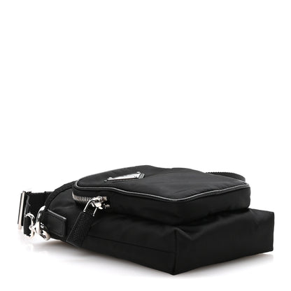 Prada Tessuto Nylon Saffiano Phone Case Crossbody Black 4 of 10
