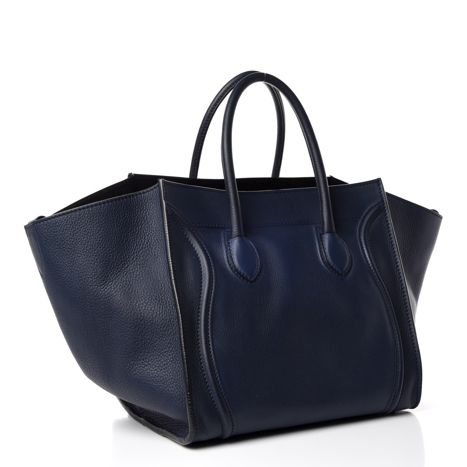 Celine Supple Calfskin Medium Phantom Luggage Midnight 3 of 11