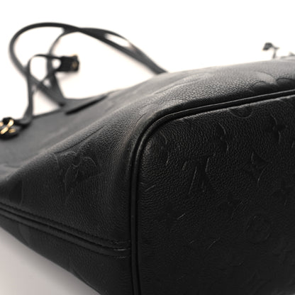 Louis Vuitton Empreinte Monogram Giant Neverfull MM Black 11 of 14