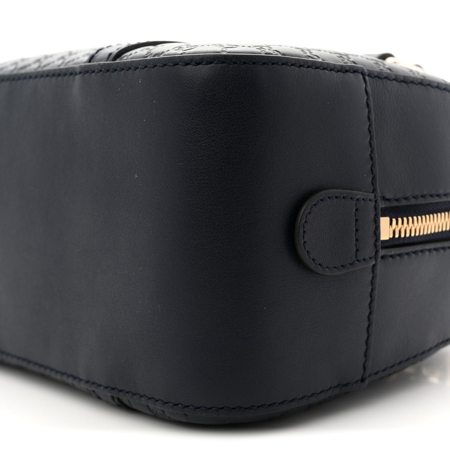 Soft Microguccissima Small Crossbody Bag Blue