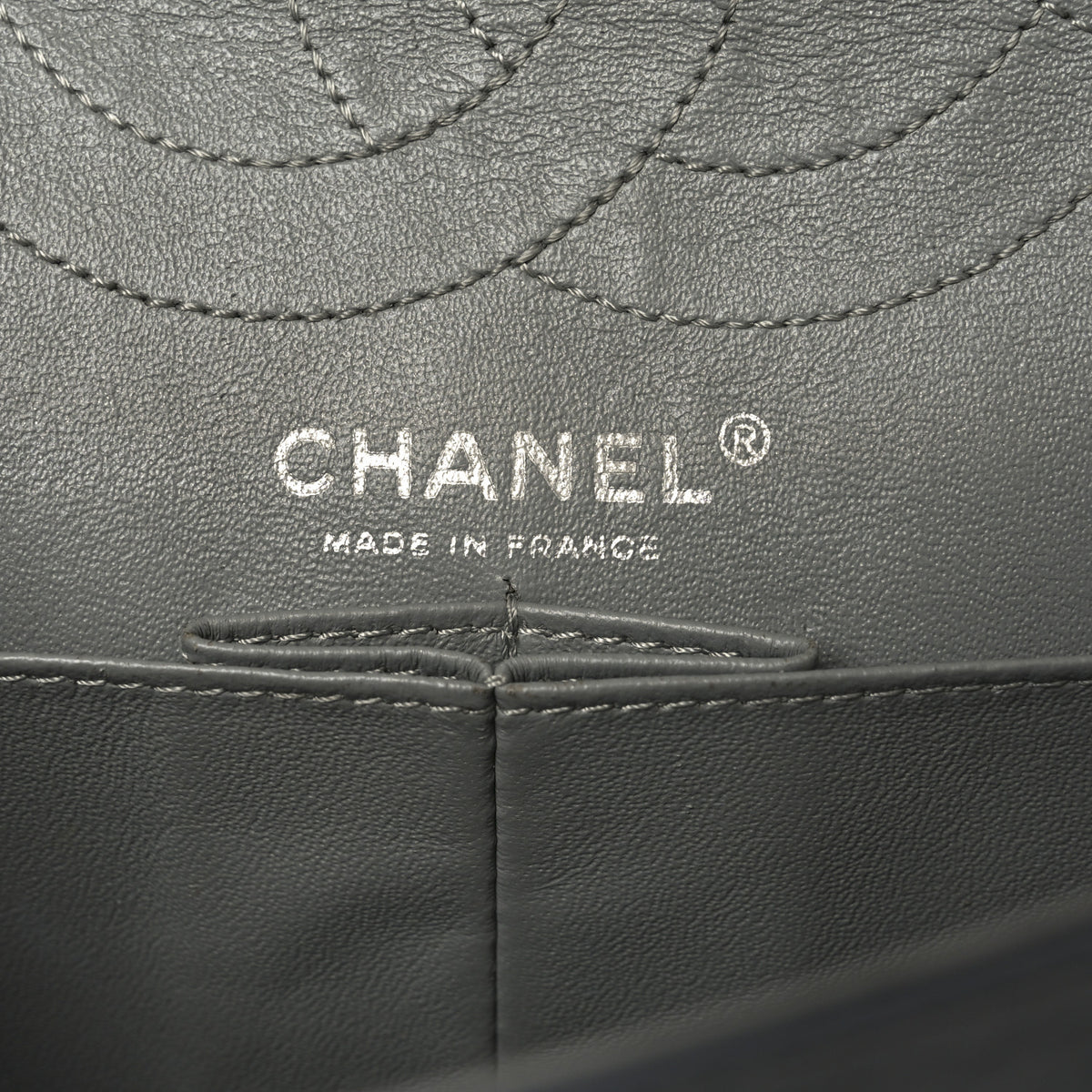 Chanel Caviar Iridescent Calfskin 2.55 Reissue 226 Flap Brown Grey 6 of 10