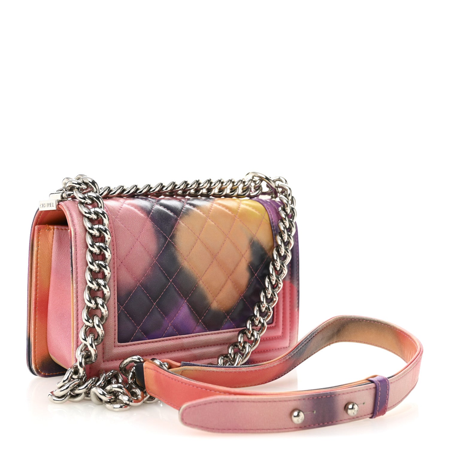 Chanel Lambskin Quilted Small Flower Power Boy Flap Multicolor 3 of 12