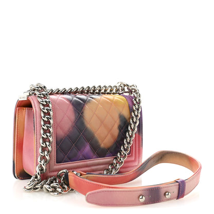 Chanel Lambskin Quilted Small Flower Power Boy Flap Multicolor 3 of 12