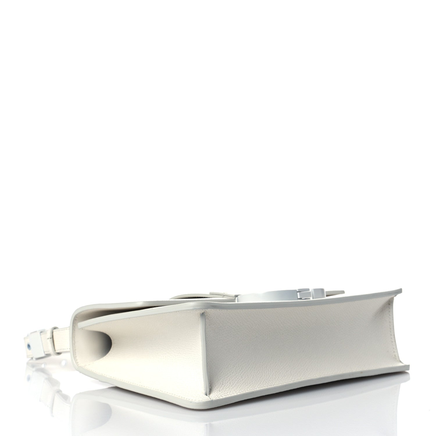 Christian Dior Ultra Matte Grained Calfskin 30 Montaigne Flap Bag White 4 of 12