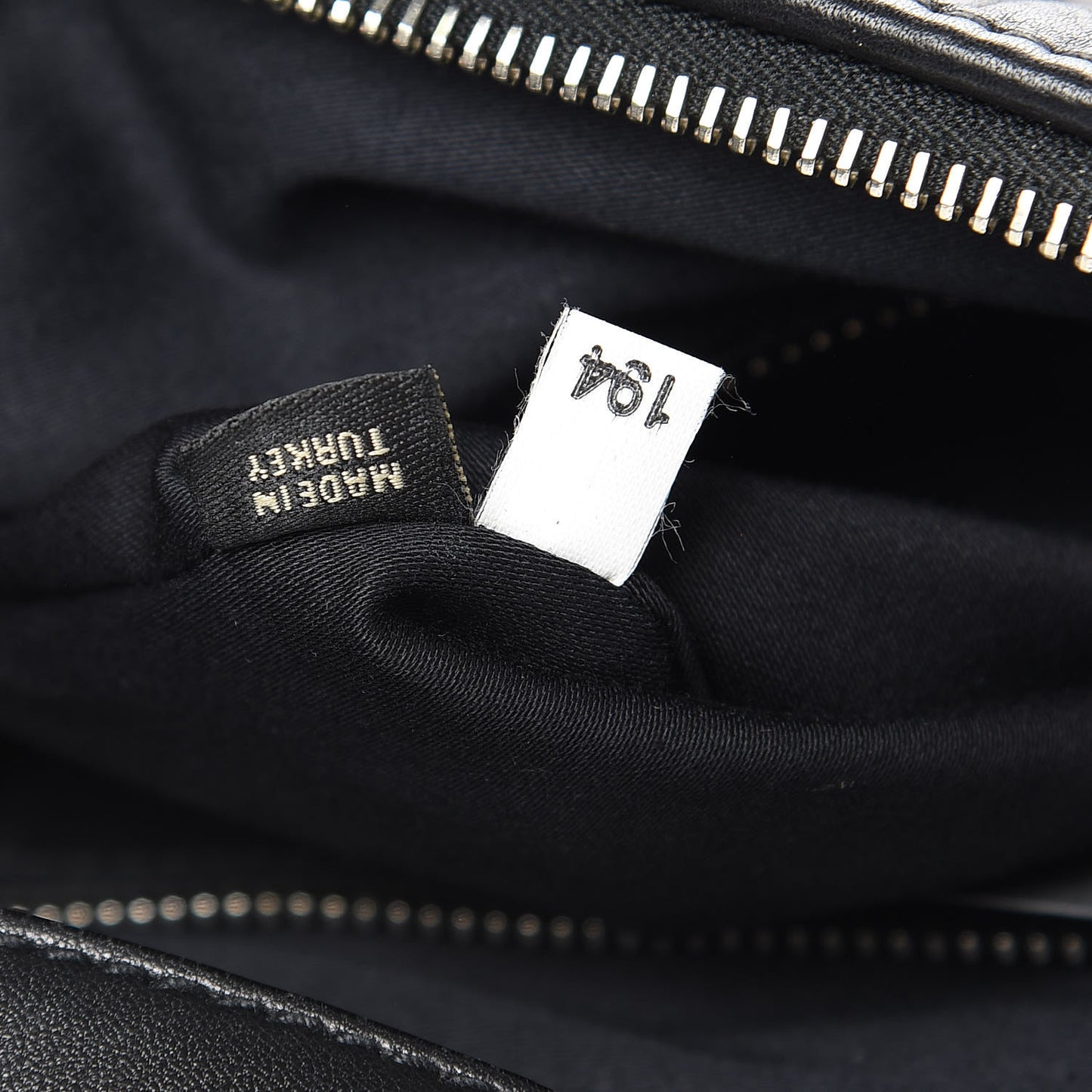 Lambskin Plisse Hobo Black