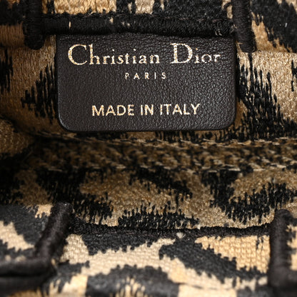 Christian Dior Canvas Mizza Embroidered Mini Book Tote Phone Bag Beige 6 of 10