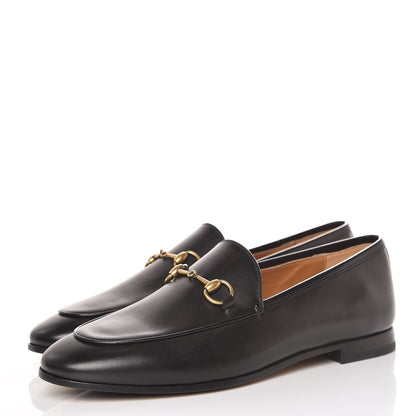 Gucci Calfskin Womens Jordaan Loafers 39 Black 3 of 9