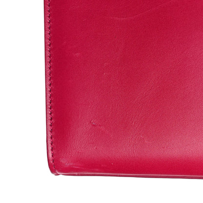 Saint Laurent Calfskin Classic Monogram Cassandre Clutch Fuchsia 12 of 12