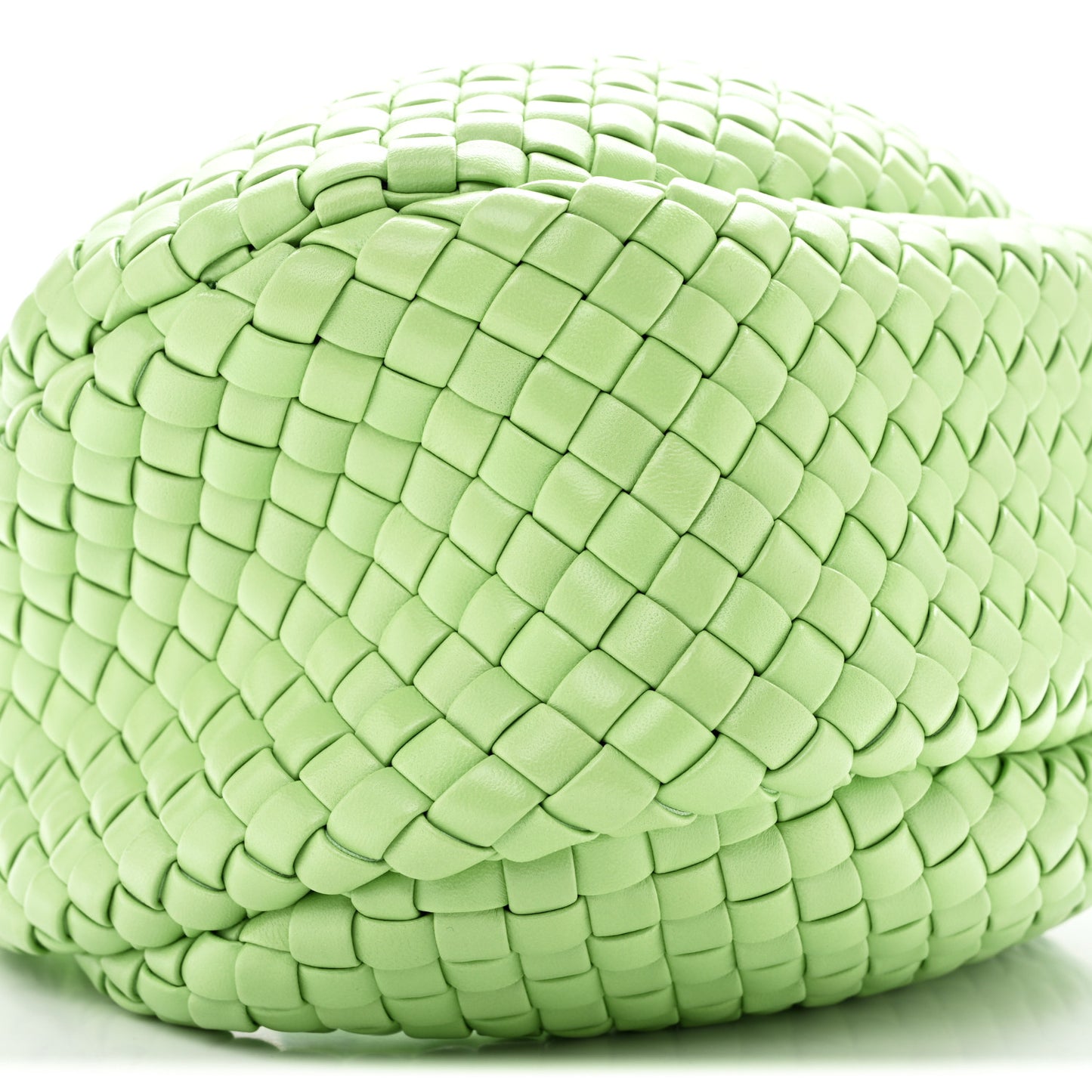 Lambskin Intrecciato Padded Mini Jodie Pistachio