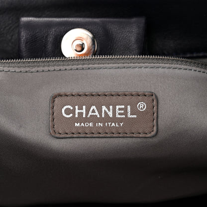 Chanel Lambskin Pearl Obsession Tote Navy 6 of 10
