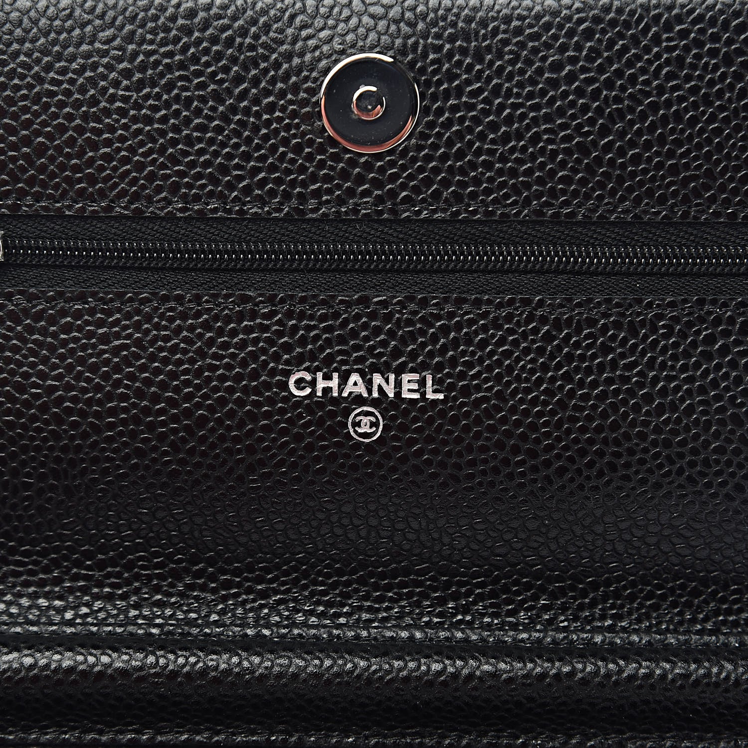 Chanel Caviar Quilted Wallet On Chain WOC Black 6 of 13