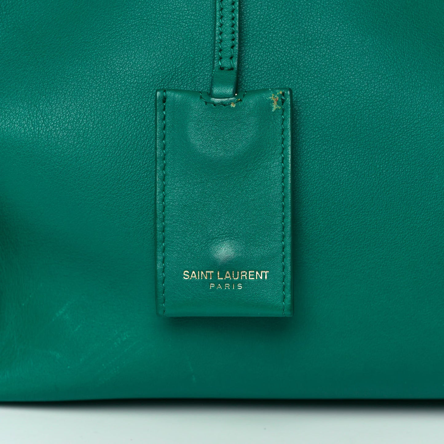 Calfskin Medium Classic Y Cabas Green