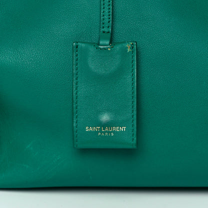 Saint Laurent Calfskin Medium Classic Y Cabas Green 8 of 16