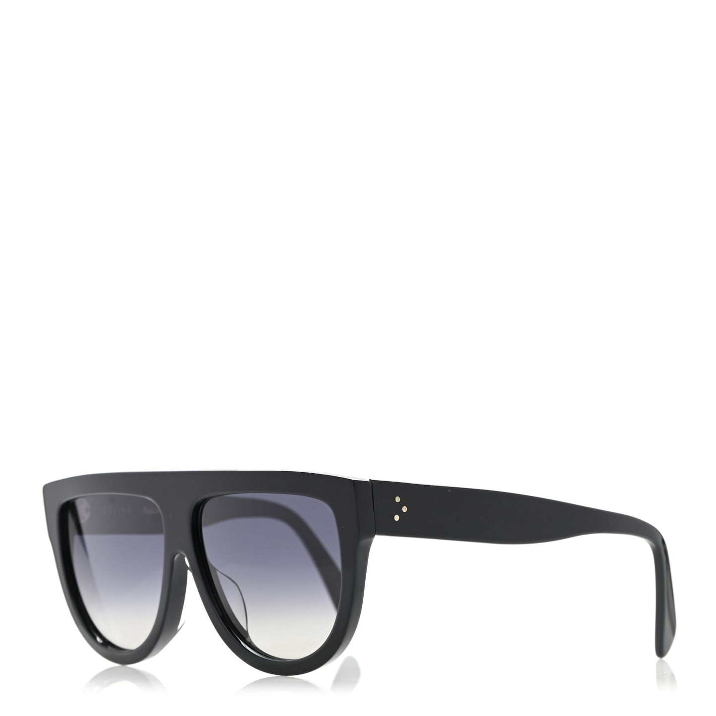 Acetate Aviator Sunglasses CL 40001F Black
