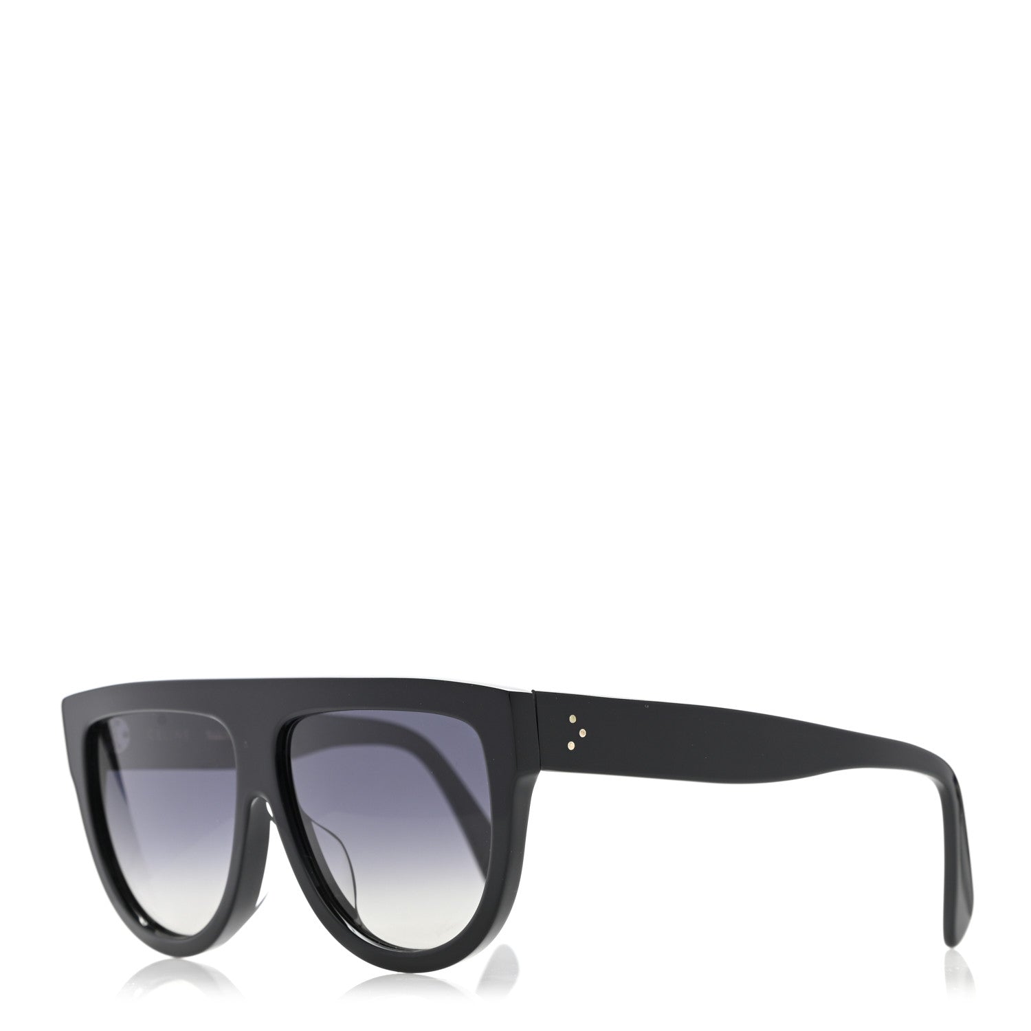 Celine Acetate Aviator Sunglasses CL 40001F Black 1 of 7
