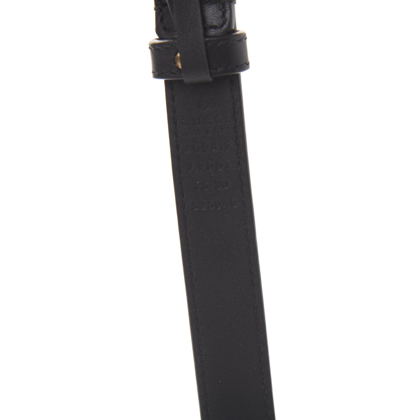 Calfskin Double G 20mm Belt 75 30 Black